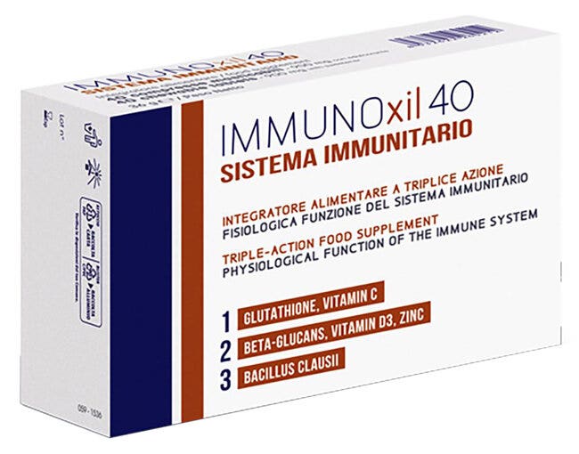 Immunoxil 40 Sistema Immunitario 40 Compresse Masticabili-1
