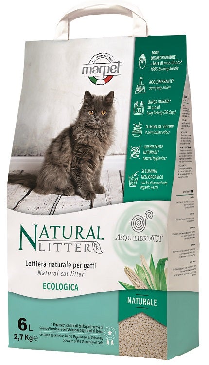 Marpet Natural Litter Lettiera Per Gatti Profumazione Naturale 6 Litri-1