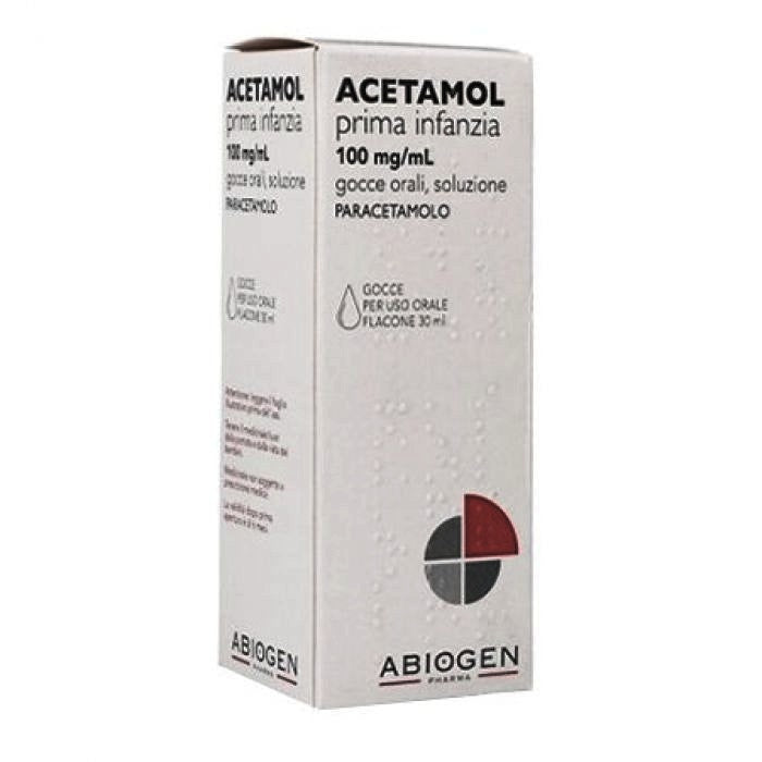 Acetamol Prima Infanzia 100mg/Ml Gocce Orali 30ml-2