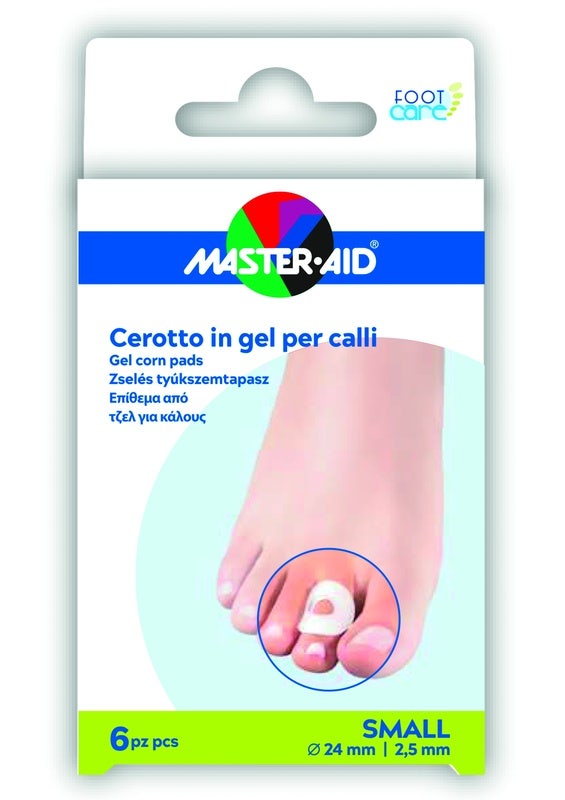 Master Aid Foot Care Cerotto Gel Calli S 6 Pezzi  - 1