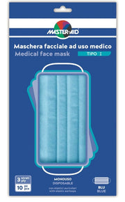 Master-Aid Mascherina Chirurgica Tipo I Monouso 10 Pezzi -1