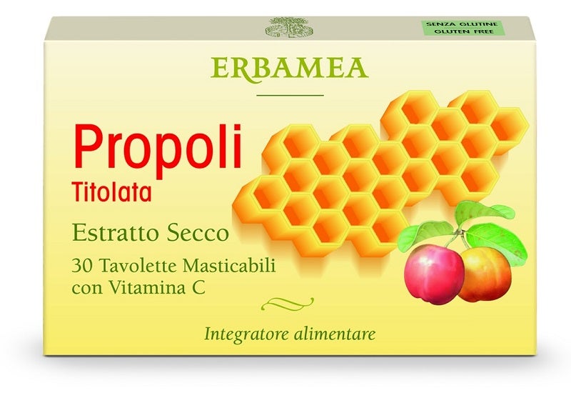 Propoli Titolata 30 Tavolette Masticabili-1