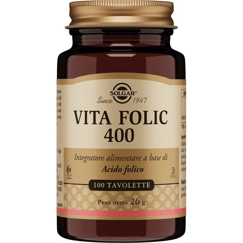 Solgar Vita Folic 400 100 Tavolette  - 2