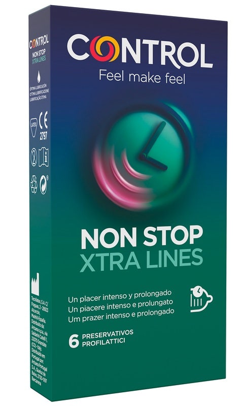 Control No Stop Xtra Lines 6 Preservativi-1