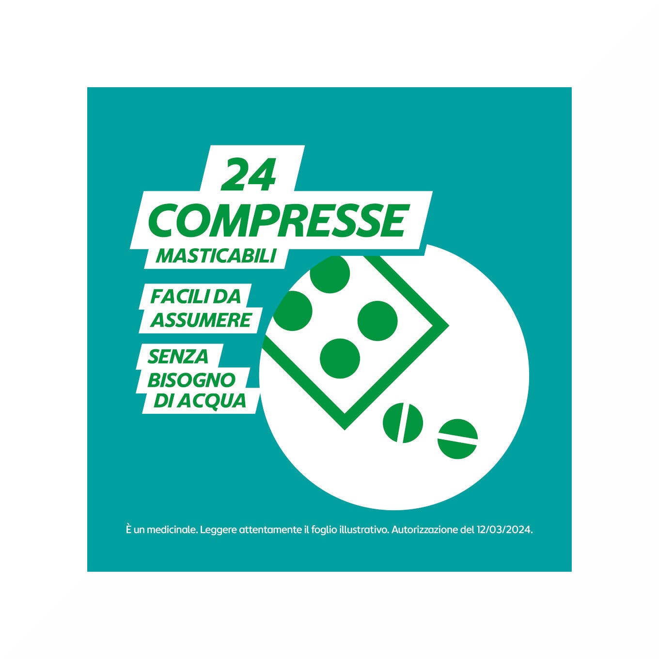 Gaviscon 24 Compresse Gusto Menta 500+267mg-4