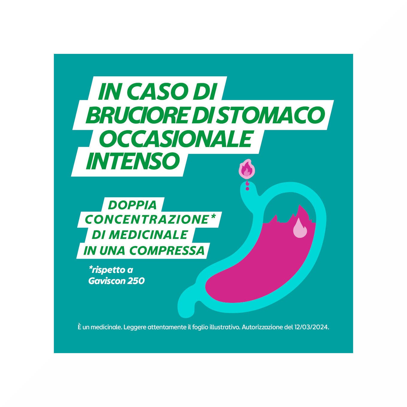 Gaviscon 24 Compresse Gusto Menta 500+267mg-6