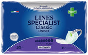 Lines Specialist Classic Unisex Pannoloni Sagomati Assorbenza Super/Maxi 30 Pezzi-2