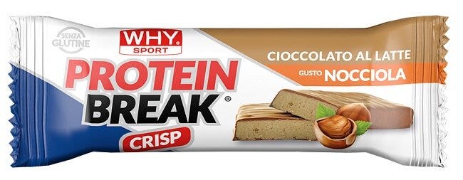 Why Sport Protein Break Crisp Barretta Cioccolato Al Latte E Nocciola 30g-1