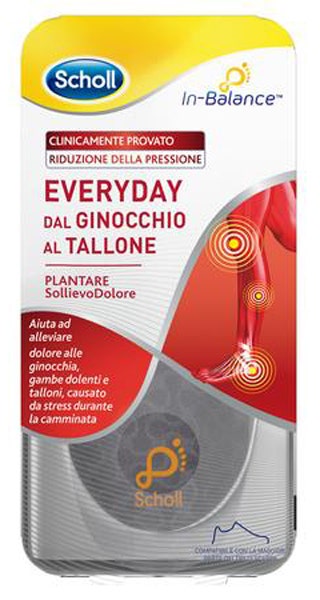 Scholl In-Balance Everyday Plantare Sollievo Dolore Da Ginocchio A Tallone Taglia Small-1