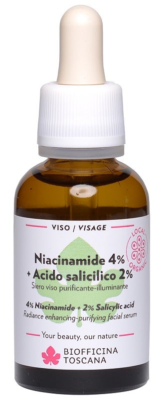 Biofficina Toscana Siero Viso Niacinamide 4% + Acido Salicilico 2% 30ml-1