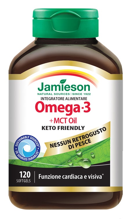 JAMIESON OMEGA 3+MCT OIL 120SO-1