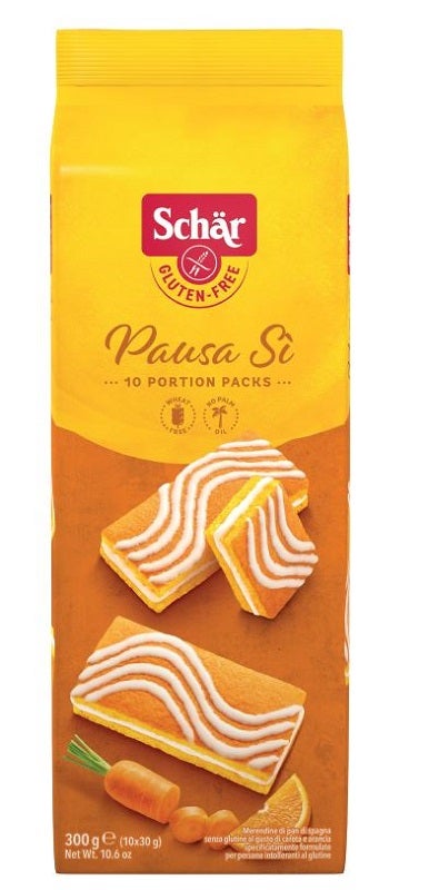 Schar Pausa Si Merendine Carota/Arancia 300g-1