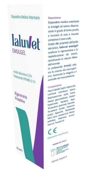 Roydermal Ialuvet Emulgel Per Cani/Gatti 50ml-1