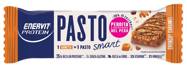 Enervit Protein Pasto Sostitutivo Crunchy Caramel 55g-2