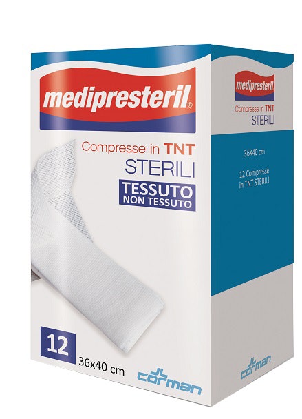 Medipresteril Garza Compressa In TNT Sterile 36x40cm 12 Pezzi -1