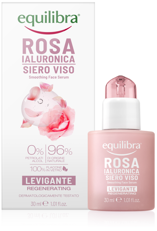 Equilibra Rosa Ialuronica Siero Viso Levigante 30ml-0