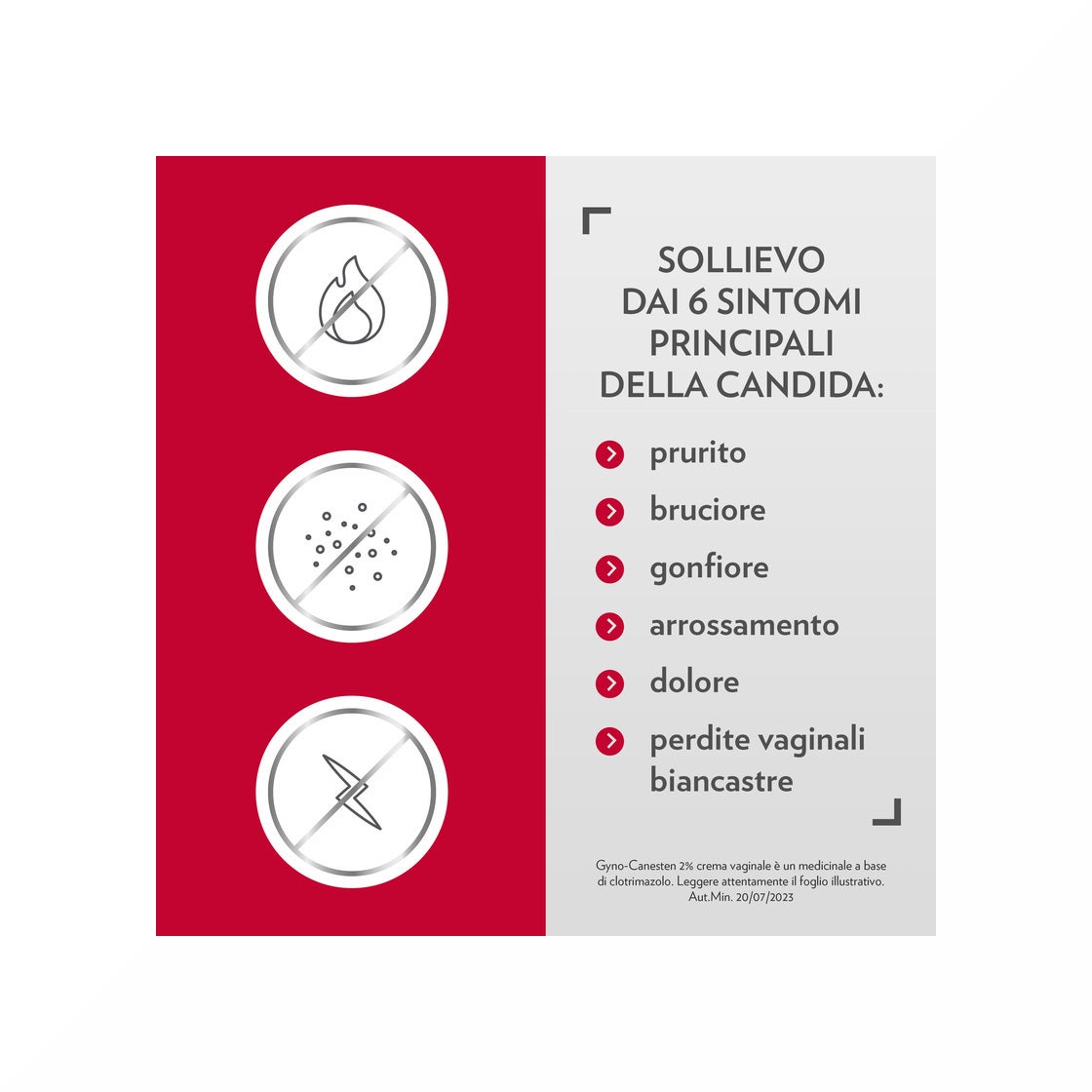 Gyno-Canesten Crema Intima Trattamento Sintomi Candida contro Prurito, Bruciore Intimo e Perdite 30g-16