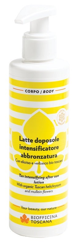 Biofficina Toscana Latte Doposole Intensificatore Abbronzatura 200ml-1