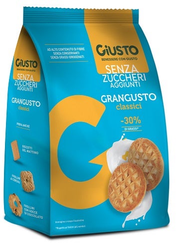 GIiusto Senza Zuccheri Biscotti Grangusto Classici 350g-1