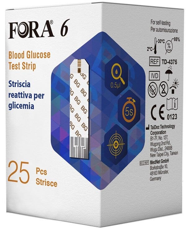 FORA6 STRISCE GLICEMIA 25PZ-1