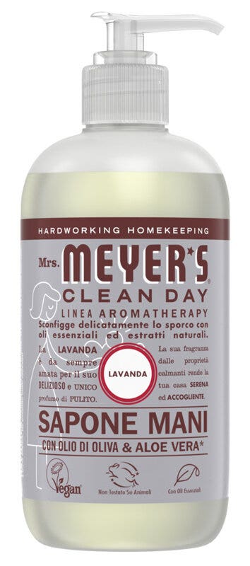 Mrs Meyer's Clean Day Sapone Liquido Mani Profumo Lavanda 370ml-1