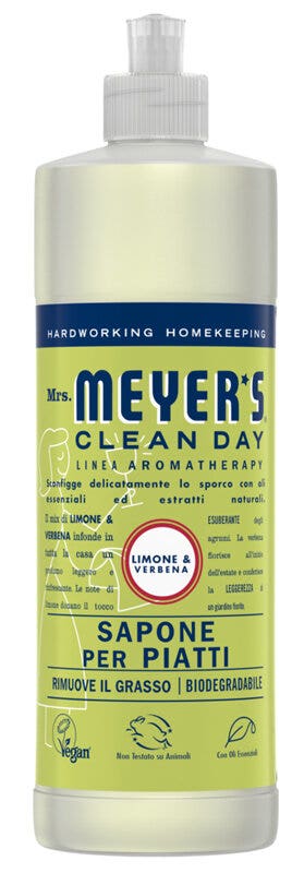 Mrs Meyer's Clean Day Sapone Piatti Profumo Limone E Verbena 473ml-1
