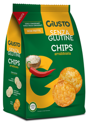 Giusto Senza Glutine Chips Arrabbiata 40g-1