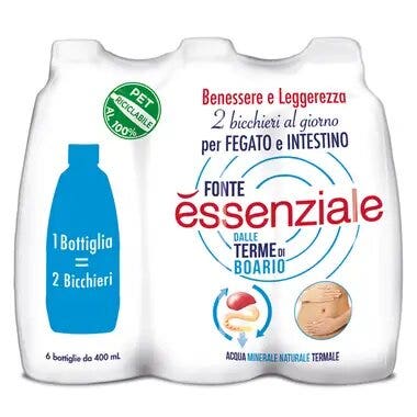 Fonte Essenziale dalle Terme di Boario 6x400ml-1