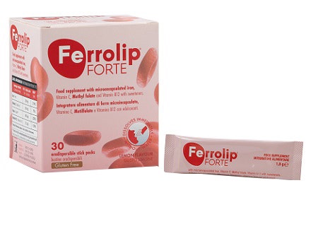 Ferrolip Forte 30 Stick Packs Da 1,8g Gusto Limone-1