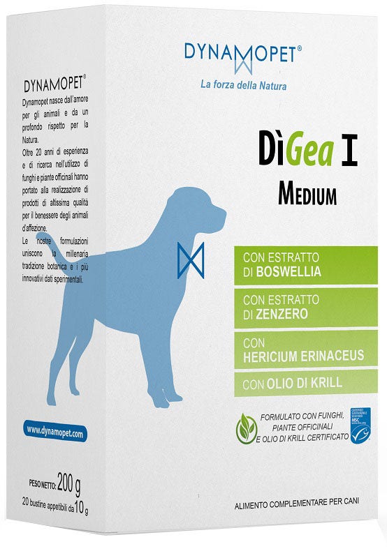Dynamopet Digea I Medium Alimento Complementare Per Cani 20 Bustine-1