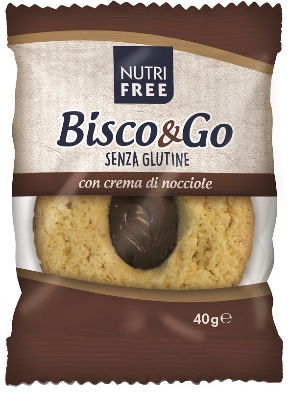Nutrifree Bisco&Go Con Crema Di Nocciola 40g-1