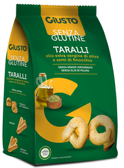 Giusto Senza Glutine Taralli Olio Di Oliva E Semi Di Finocchio 40g-1