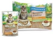 Stuzzy Bocconcini Con Pollo/Vitello Cibo Umido Gatti Adulti Multipack 4x85g-1