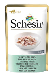 Schesir Tonnetto Con Orata In Jelly Cibo Umido Gatti Adulti Bustina 85g-1