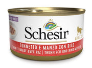 Schesir Tonnetto Con Manzo E Riso Cibo Umido Gatti Adulti Lattina 85g-1