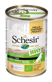 Schesir Organic Bio Paté Al Pollo Per Cani Adulti Lattina 400g-1