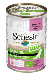 Schesir Organic Bio Paté Al Maiale Per Cani Adulti Lattina 400g-1