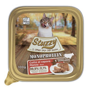 Stuzzy Monoprotein Manzo Cibo Umido Gatti Adulti Vaschetta 100g-1