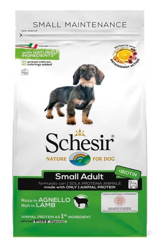 Schesir Maintenance Crocchette Con Agnello Per Cani Adulti Taglia Piccola Sacco 800g-1