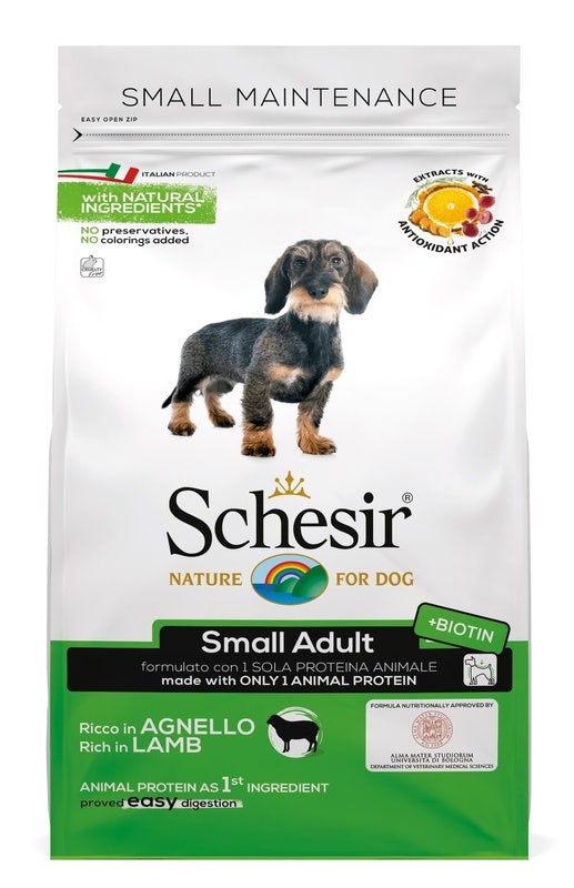 Schesir Maintenance Crocchette Con Agnello Per Cani Adulti Taglia Piccola Sacco 2kg-1
