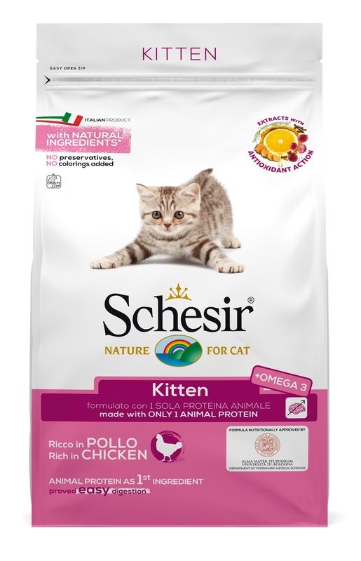 Schesir Croccantini Con Pollo Per Gattini Sacco 1,5kg-1