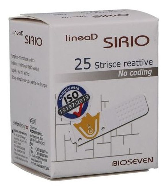 LINEA D SIRIO GLICEMIA 25STR-1