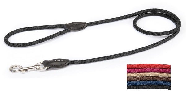 Camon Guinzaglio Per Conduzione In Corda E Nylon Rosso 11x1200mm-1