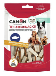 Camon Sandwich con Salmone e Merluzzo Per Cani 80g-1