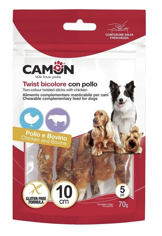 TWIST BICOLORE C/POLLO 10CM 5P-2