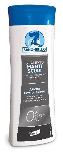 Elanco Sano E Bello Shampoo Manti Scuri Per Cani E Gatti 250ml-2