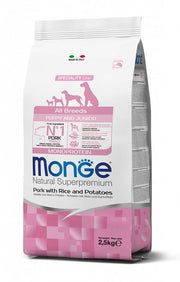 Monge Maiale Riso E Patate Cibo Secco Per Cuccioli Sacco 12 Kg-1