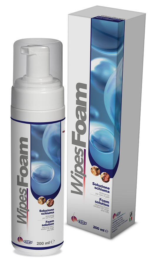 Wipes Foam Soluzione Schiuma Detergente Per Cani E Gatti Flacone 200ml-1