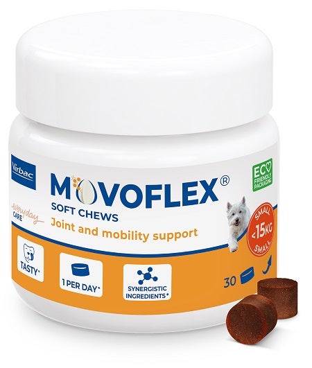 Vibrac Movoflex Soft Chews Per Cani Taglia S 30 Compresse Masticabili-1