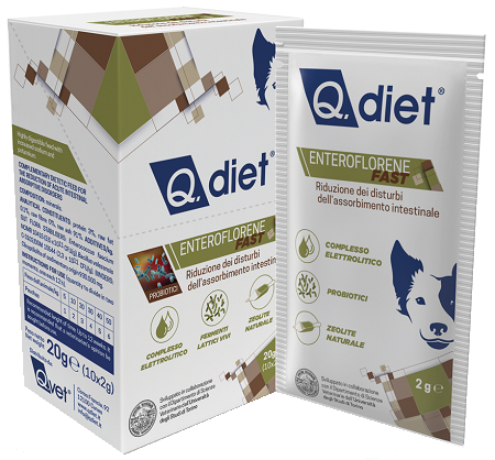 Q.Vet Q. Diet Enteroflerene Fast Per Cani 10 Bustine-1